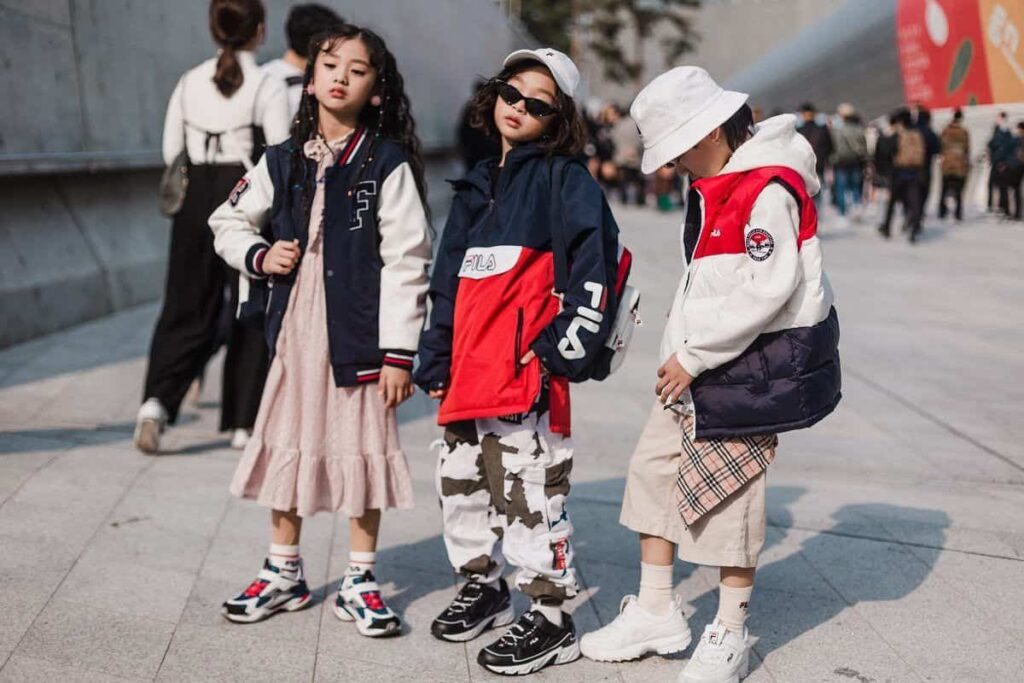 модная корейская одежда