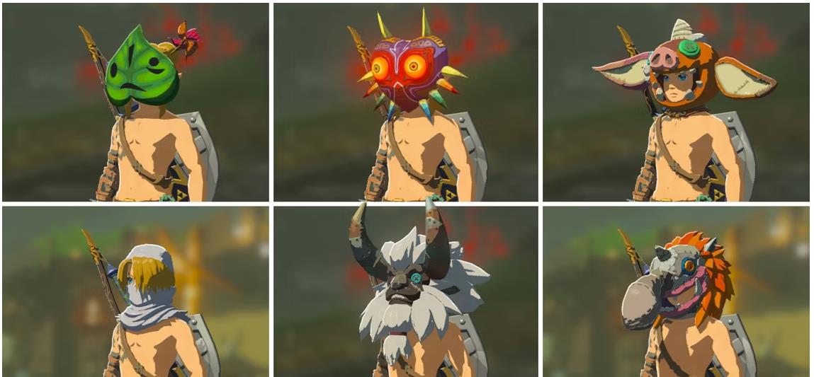 Zelda: Tears of the Kingdom все снаряжение