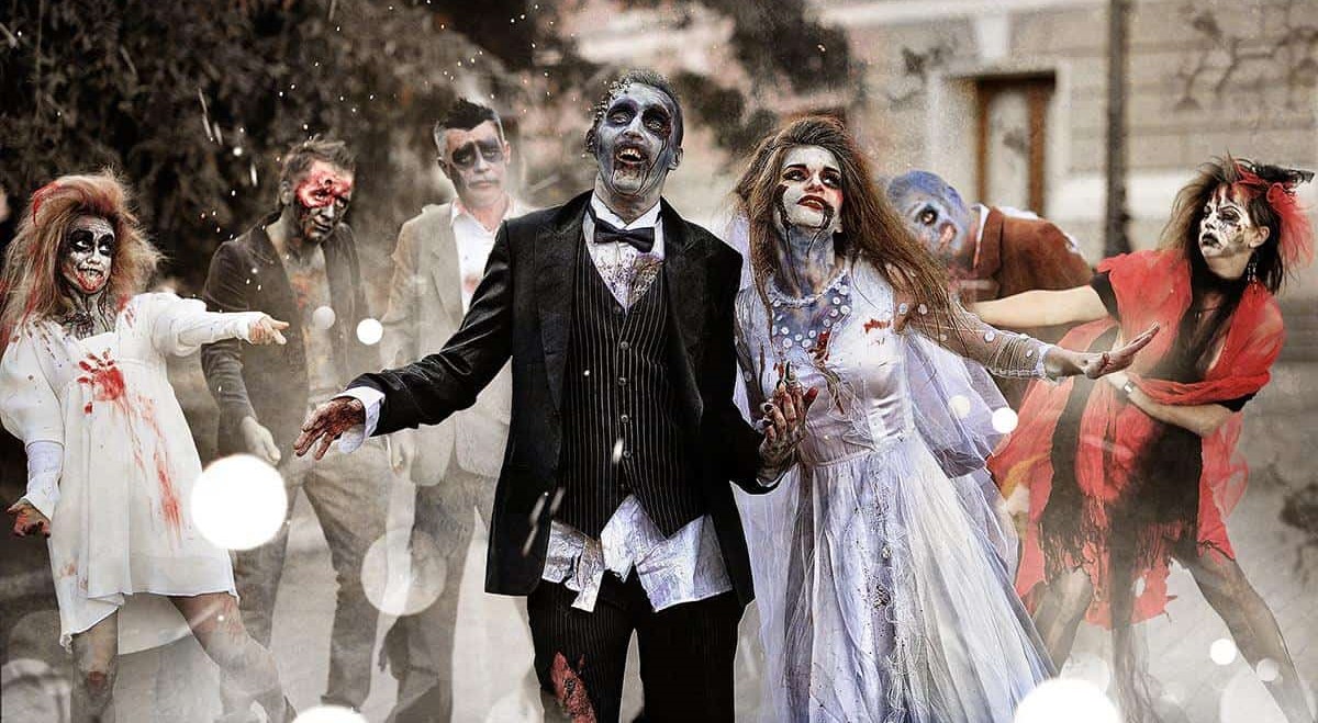 Костюм зомби на хэллоуин