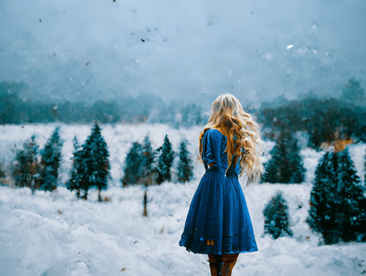 Как носить платья зимой - секреты женской красоты